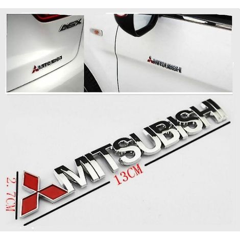 3d Car Emblem Badge Decal Sticker For Mitsubishi (1/4)
