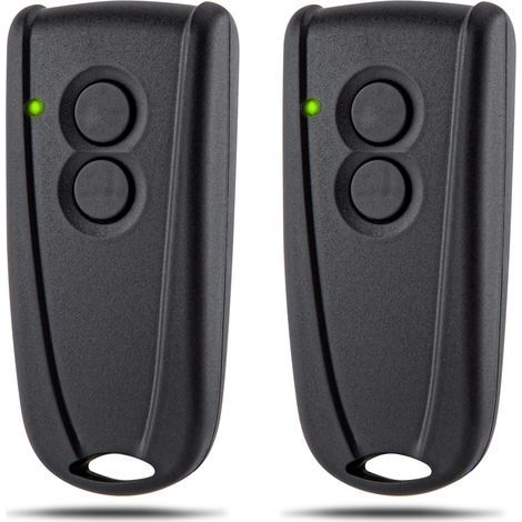 2 pièces Télécommande d'ouverture de Garage pour EcoStar RSC2-433 RSE2-433, télécommande de Porte pour Hormann EcoStar Liftronic 500/700/800 pour Portronic D2500/D5000/S4000