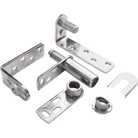 charnières de porte battantes en inox à retour (1/4)