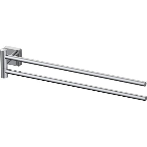 Inda - Forum Quadra chrome poli L.47 cm porte-serviettes pivotant