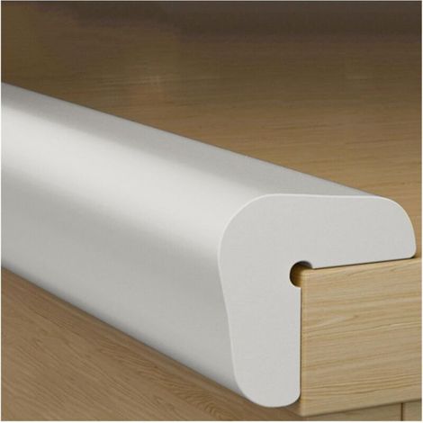 Bande & Coin de Table Protection Bébé – 2 m Pré-Adhésif Anti-Chocs pour Meubles et Lits, Gris (1/5)