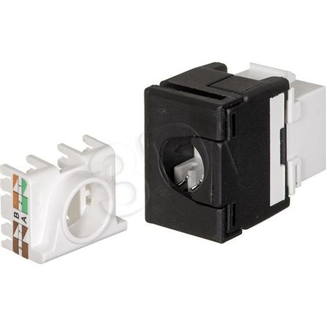 Connettore Keystone RJ45 UTP cat.6, senza attrezzi, non schermato, Q-lantec MKB-U6-1