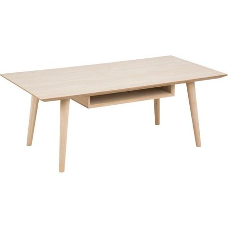 Mesa de centro Norsica Evasoni 103 , 42x60x115cm, Diámetro: 0, Chapa de madera natural, Angular (1/5)