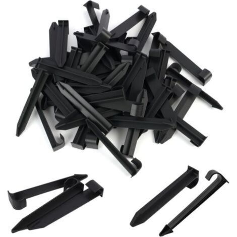 50 Pièces Fixation pour Tuyaux d'Irrigation et Lignes de Goutte à Goutte,Tuyaux d'irrigation et Tuyaux Ggouteurs pour Tube de 16mm,pour Jardins, Serres et Parterres de Fleurs (1/4)