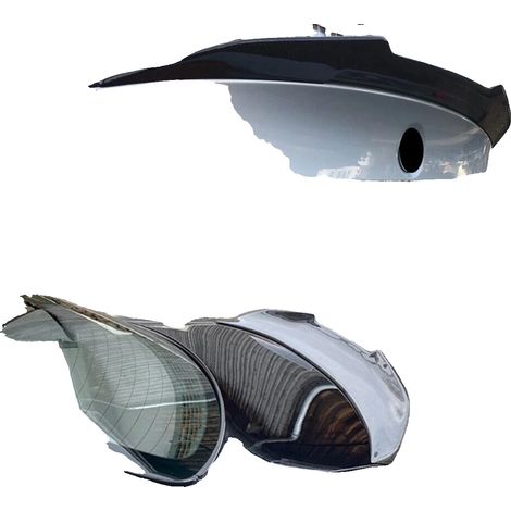 Spoiler trasero para maletero, plástico ABS de alta calidad, negro brillante, reemplazo directo, ubicación en el maletero trasero, compatible con coches compactos de lujo F44 228i M235i 2020-2022 (1/5)