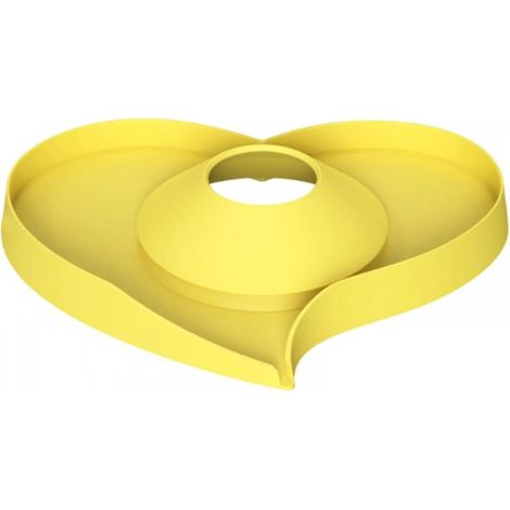 Tapis de robinet d'évier en silicone, tapis d'évier de cuisine - Protection contre les éclaboussures de robinet Tapis drainant de forme de coeur de garde d'éclaboussure de partie supérieure du compt (1/5)