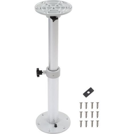 Pieds de Table Réglables en Aluminium - 460 à 700 mm, Pivotant à 360° - Pour Camping-Car, Bateau, Yacht (1/5)