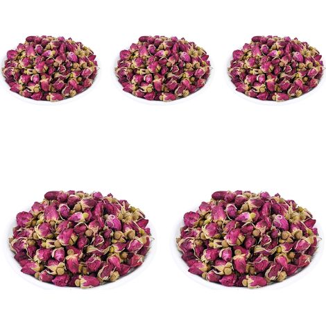 Capullos de rosa secos para velas, rosa, 50 g