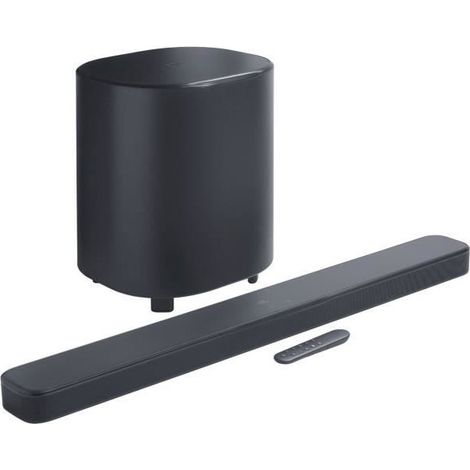 Barra de Som JBL Bar 500 MK2 Dolby Atmos 5.1 Subwoofer Sem Fios 300W 750W