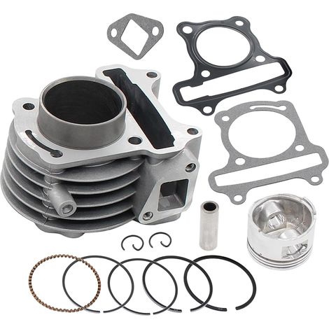 Kit de cylindre/cylindre pour scooter chinois GY6 50cc 4 temps moteur 139QMB 139QMA pour Adly Baotian BT49QT Benero Benzhou YY50QT Rex Flex Tech Qingqi QM50QT Jinlun JC50QT Jonway Longjia Znen Hyosung