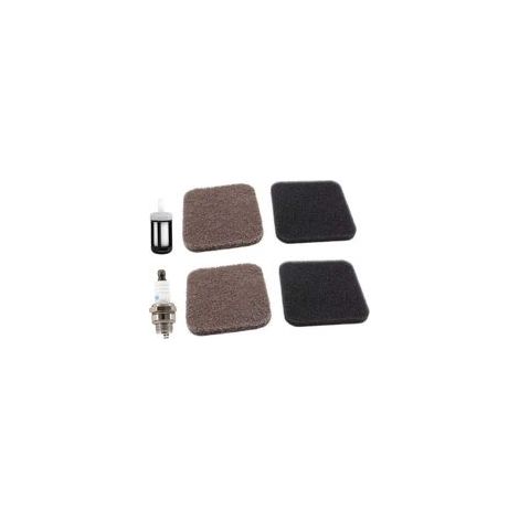 2 filtres à air avec bougie d'allumage, filtre à essence pour Stihl HS72 HS74 HS76 FS72 FS74 FS76 FS85 FS80 HS80 KM85 (1/5)