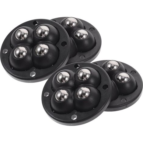 de 4 roulettes pivotantes auto adhésives pour meubles et