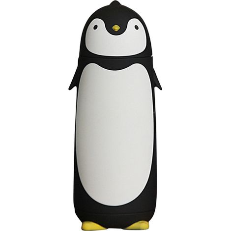 Verre À Eau Double Paroi - Verre En Verre Avec Design Pingouin - Pour Bureau Ou Maison - 1 Pièce (1/3)