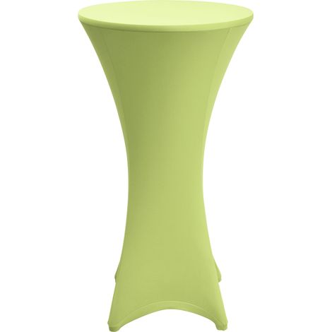 Stretch Housse pour table haute de bistrot, Ø80-85cm, Vert