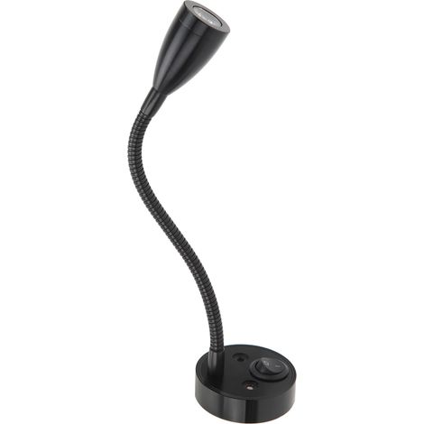 Lampe de chevet LED pour camping-car, lampe à col de cygne flexible rotative à 360 degrés, compatible avec une alimentation CC de 12 V à 24 V, applicable aux bateaux, camping-cars, camions et voitures (1/5)
