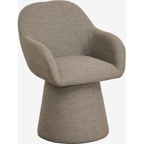 Silla de comedor giratoria con reposabrazos tapizada Erica SKLUM (1/5)