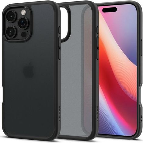 iPhone 16 Pro Spigen Ultra Hybrid Hülle Schwarz Frost (1/5)