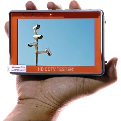 Testeur de vidéosurveillance prenant en charge la caméra IP Mini Moniteur IV5 IV7W, Testeur De Vidéosurveillance Poignet, 5 Pouces, 4.3 Pouces, Caméra Cvbs, 4mp, 5mp, 1080p, Moniteur Vidéo Hd, Concept (1/5)