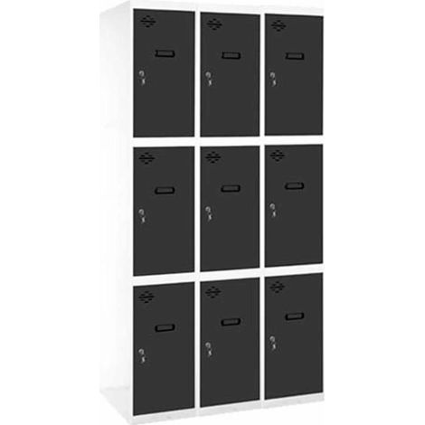 Taquilla 1800x900x500 SIMONLOCKER PROFESIONAL 3 PUERTA 3/9 300 (900)BL/AN marca SIMONRACK