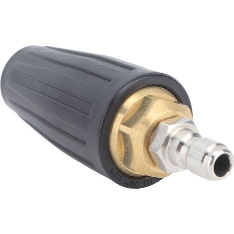Nettoyeur haute pression 3000 PSI, buse turbo rotative à raccord rapide, rotation à 360°, buse turbo haute pression 1/4 pouce 035 (1/5)