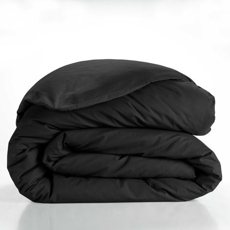 Housse de couette 220 x 240 cm Line noir