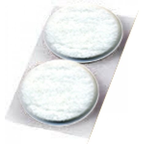 FELTRINO ADESIVO TONDO BIANCO Ø22MM MAURER - CF. BLISTER 10PZ