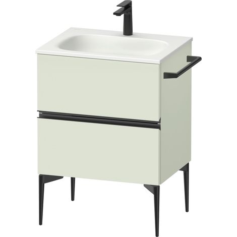 Duravit Sivida mueble bajo lavabo, 2 cajones, tirador diamante (1/4)