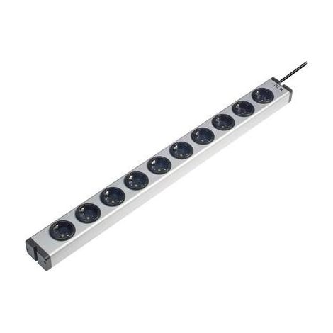 Ehmann 0600x00102031 Multipresa 10 scomparti Alluminio Schuko 1 pz. (1/2)