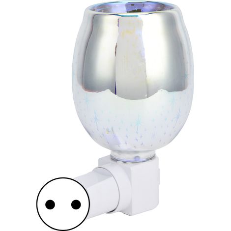 Lampe chauffante 3D pour cire parfumée, diffuseur sans fumée, électrique 220V pour maison bureau hôtel, prise UE (1/5)