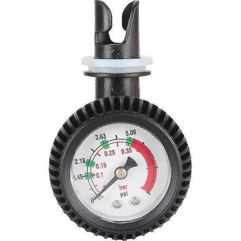 Manomètre de pression d'air, thermomètre, connecteurs pour bateau pneumatique/kayak (1/4)