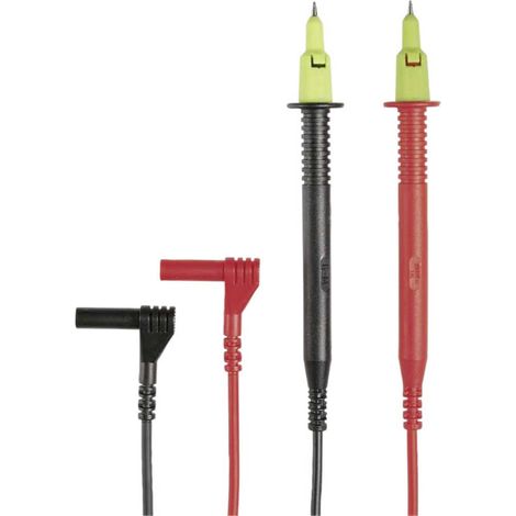 Gossen Metrawatt KS17-2 Set de cordons de mesure de sécurité pointe de test mâle 4 mm 130.00 cm noir, rouge 1 pc(s) (1/2)