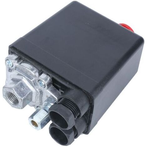 La valvola di controllo dell'interruttore di pressione del compressore d'aria G1/4 Pressione Di 0.5-1.2 MPa Tensione 220V – vita di 1 miliardo di cicli - 5175psi (1/5)