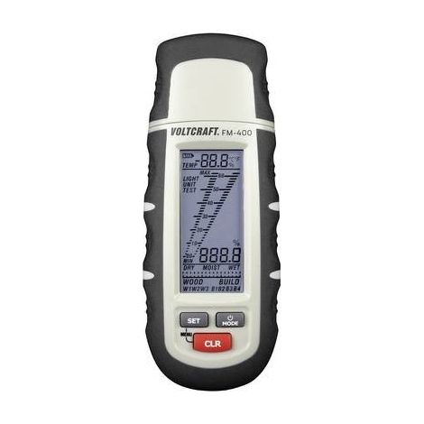 VOLTCRAFT FM-400 Misuratore di umidità per materiali Range di umidità materiali da costruzione (intervallo) 0.1 fino a (1/3)