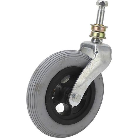 Rollstuhl-Ersatzrad, grau, 6 Zoll, PU, aufblasbar, universell, Vorderrad