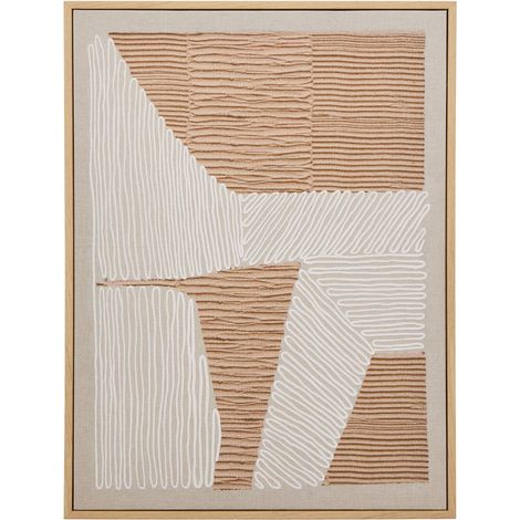 Bedruckte Leinwand Baka 30x40cm braun - (1/5)