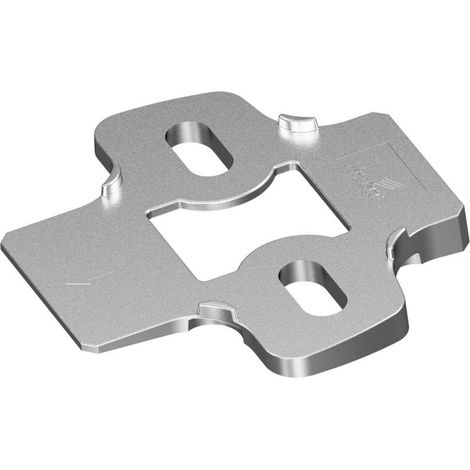 Hettich Winkeladapter für Kreuzmontageplatten 5°, Sensys, 9072533 vernickelt