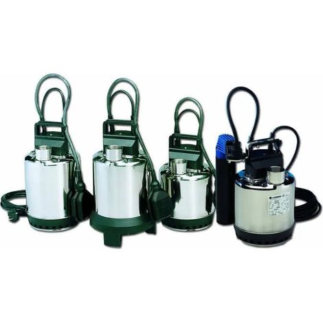Lowara - Elettropompa Sommergibile Inox 0,33 Hp Per Acque Sporche Con Cavo 5 Mt - Modello: Doc3 (1/6)