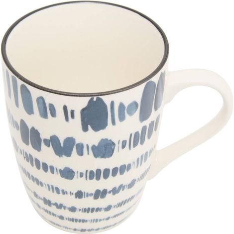 Tazza umami con design a raggi blu 31cl - Atmosphera créateur d'intérieur