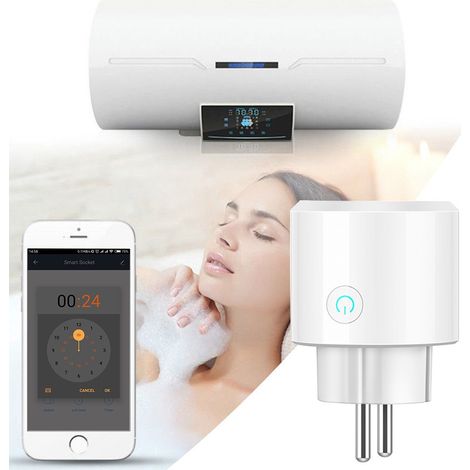 Trade Shop - SMART PLUG WIFI STECKDOSE TIMER HAUSHALTSGERÄTE HAUSAUTOMATISIERUNG FÜR IOS UND ANDROID - (1/5)