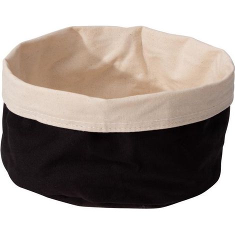 Brotbeutel aps 30351 Baumwolle 20 cm Beige Schwarz