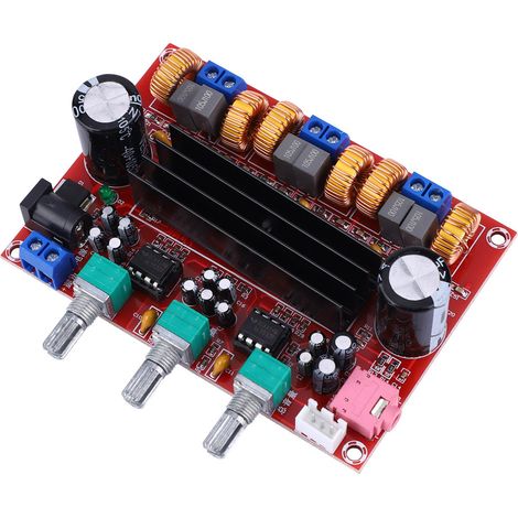 Carte d'amplificateur de puissance audio numérique 2.1 canaux TPA3116D2 2 x 50 W + 100 W 12 V 24 V (1/5)
