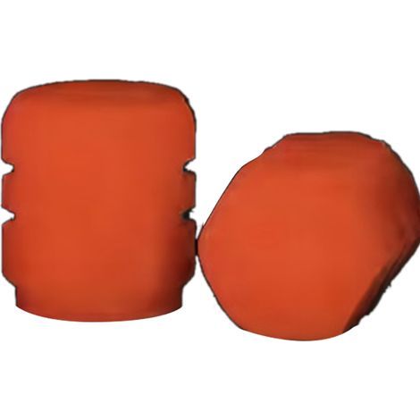 Leuchtend rote, fluoreszierende Reifenventilkappe für Auto, Fahrrad und Motorrad (1/5)