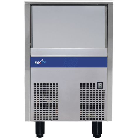 Machine à glaçons pleins - 25kg/24h - Cubes 14g - Réserve 6kg - 350x475x595mm - R290 - Mec