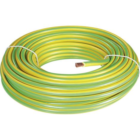 [NEUWERTIG] Bkl Electronic Erdungskabel Leitung H07 V K 16 Mm² Grün Gelb 25 M B-Ware
