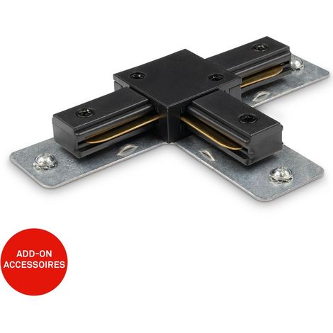 Briloner T-Verbinder Erweiterung Schienensystem 230V 13,5cm T-Form Schwarz - Zubehör Wohnzimmer Esszimmer Küche Büro (1/5)