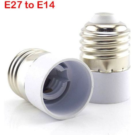 Convertisseur de base pour ampoules LED E27 vers E14, adaptateur de douille pour lampe, support de prise de conversion multi-types E12 GU10 B22, fixation incluse, lot de 1 pièce