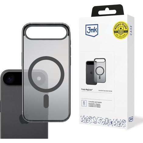 Apple iPhone 17 Air – 3mk Frosty MagCase Schwarz (1/5)