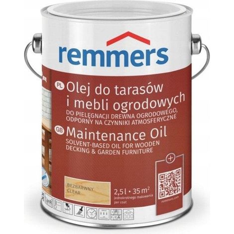 V33 Remmers Aceite de cuidado incoloro 5L protección madera