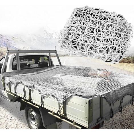 Anhänger Ladungssicherungsnetz 2x3m, elastisch, UV-beständig, für Autoanhänger (1/5)