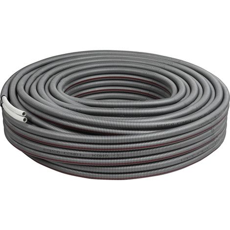 Comap – Tube multicouche 16mm – Longueur 50m – Pré-gainé duo – Résistant à la pression et à la température – Installation plomberie et chauffage - B124002001 (1/2)